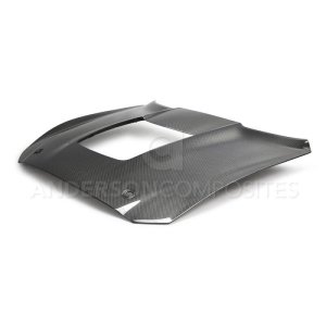 Ford Mustang Shelby GT500 Hood - Anderson Composites - Double Sided - Carbon Fiber - `20-`21
